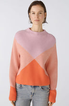 Pink Rose Geometric Design Jumper