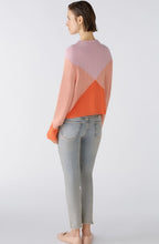 Pink Rose Geometric Design Jumper