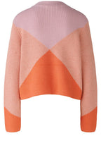 Pink Rose Geometric Design Jumper