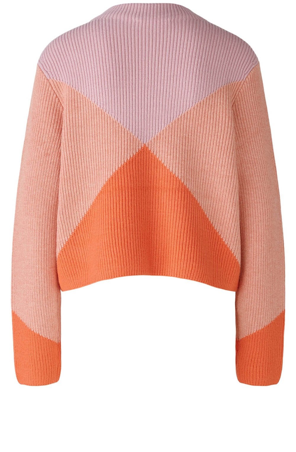Pink Rose Geometric Design Jumper