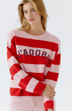 Pink Rose Striped J'Adore Jumper