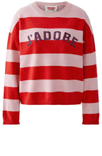 Pink Rose Striped J'Adore Jumper