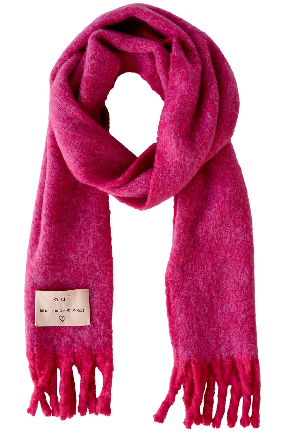 Pink Soft Chunky Scarf