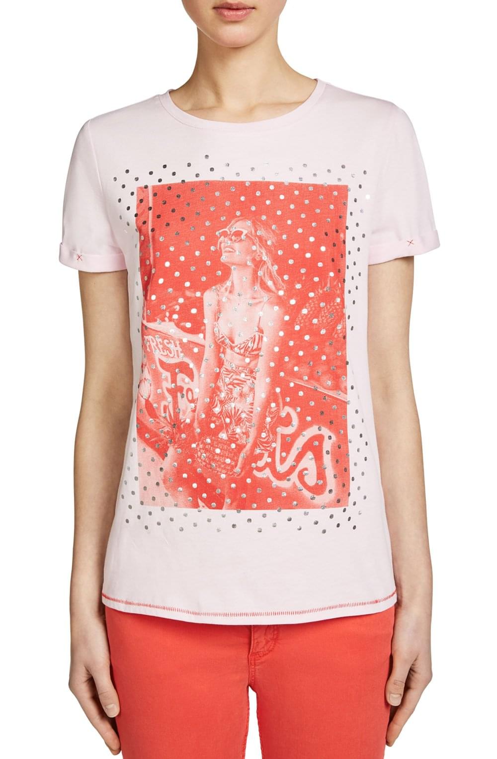 Pink Striking Design T Shirts