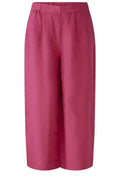 Pink Wide Leg Linen Culottes