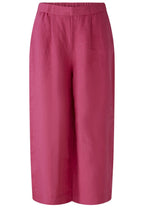 Pink Wide Leg Linen Culottes