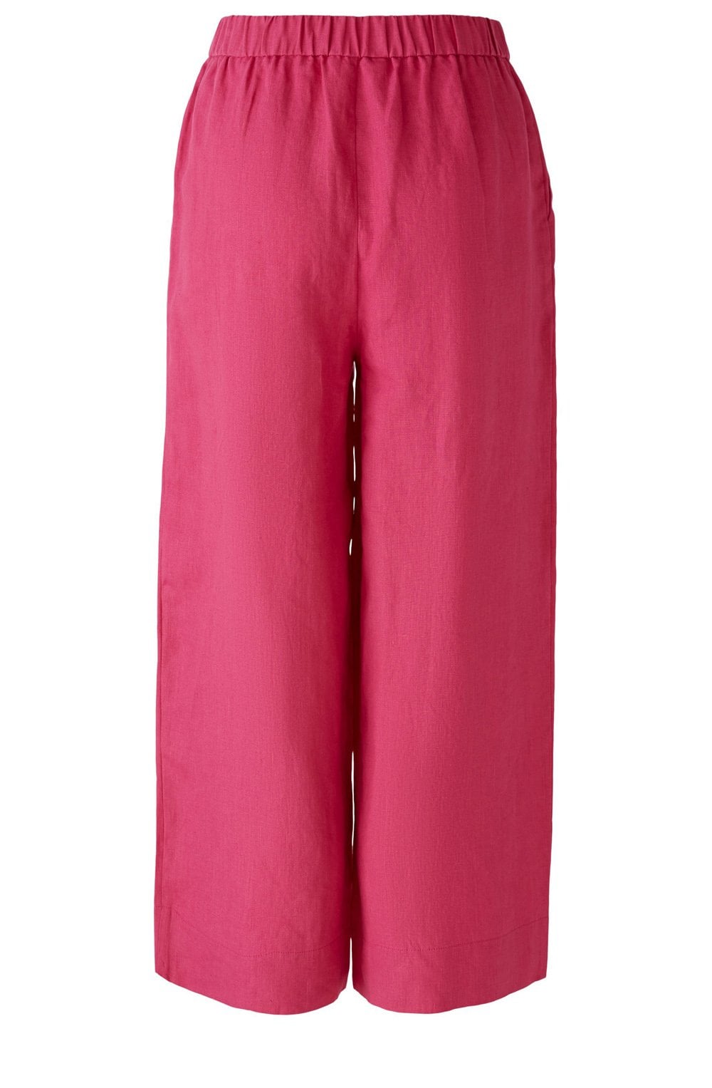 Pink Wide Leg Linen Culottes