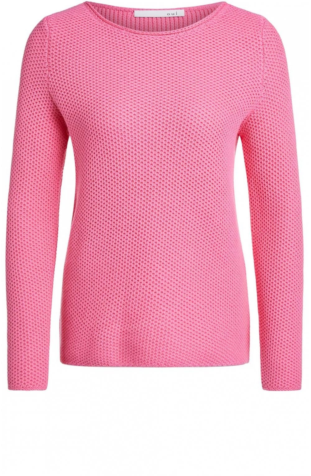 Pink Woven Knit Jumper