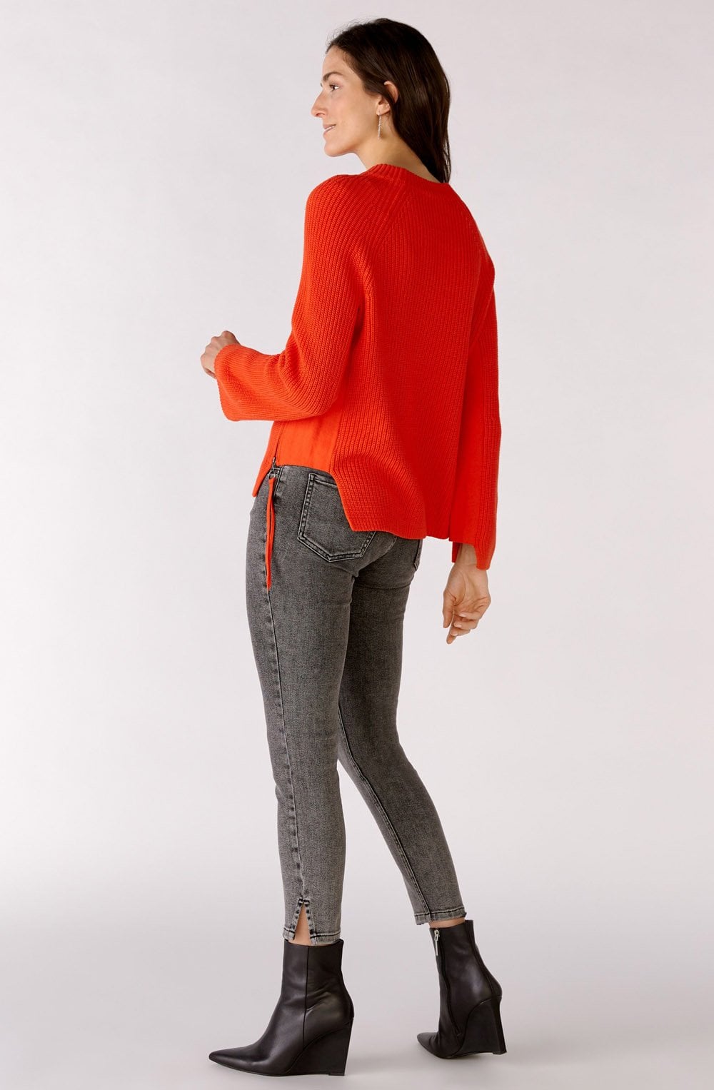 Poinciana Ribbed Knit Jumper