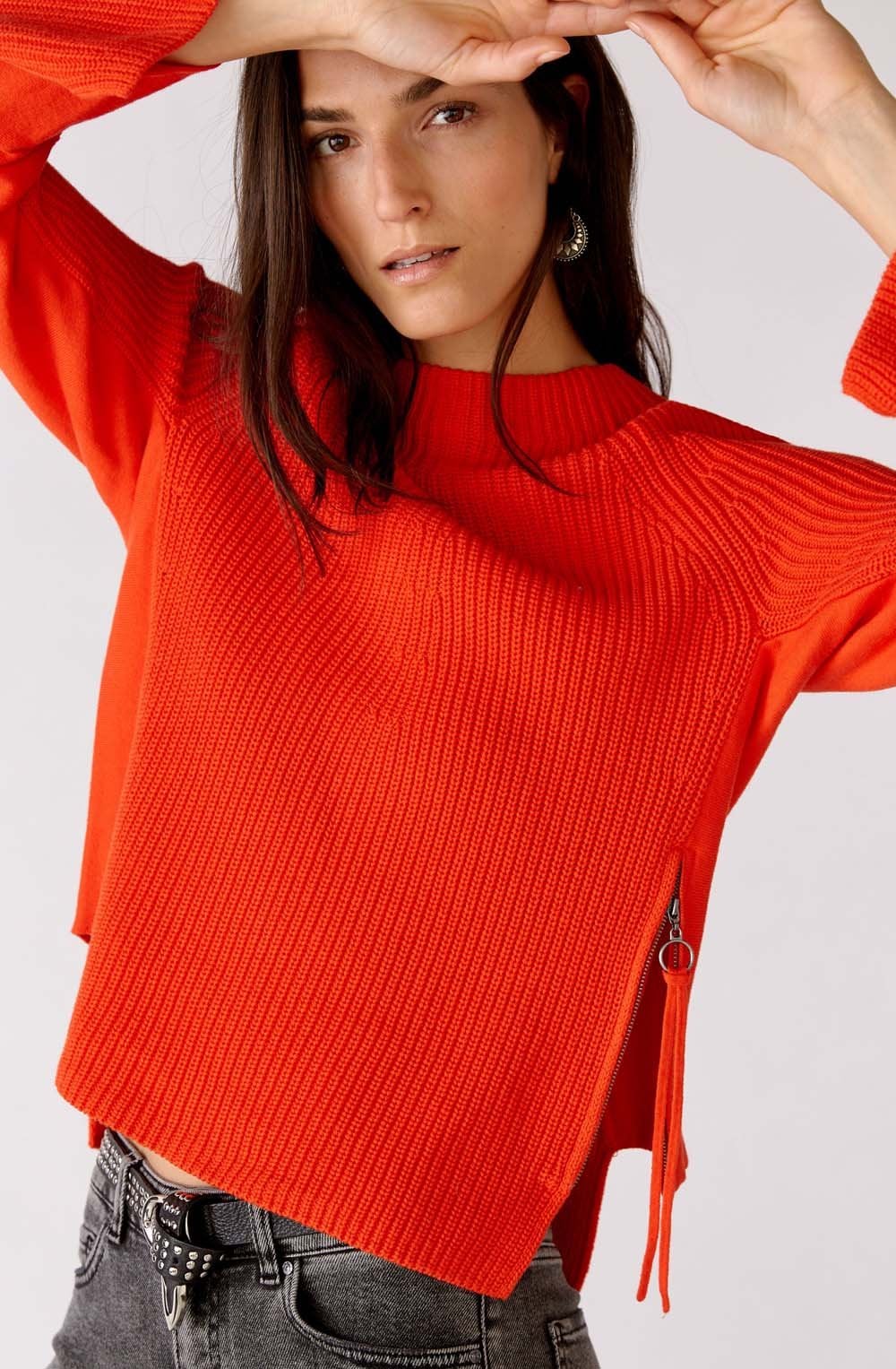 Poinciana Ribbed Knit Jumper