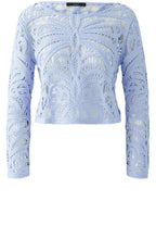Powder Blue Crochet Top