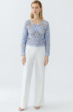 Powder Blue Crochet Top