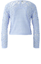 Powder Blue Crochet Top