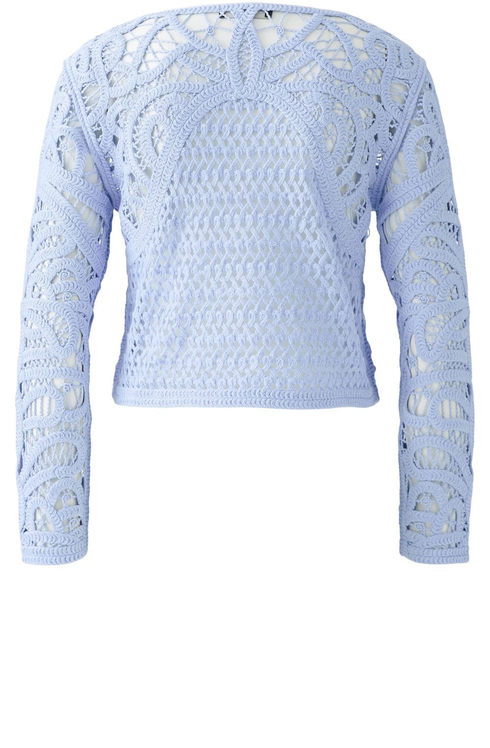 Powder Blue Crochet Top