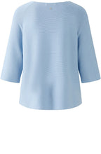 Powder Blue Short Sleeved Box Jumper