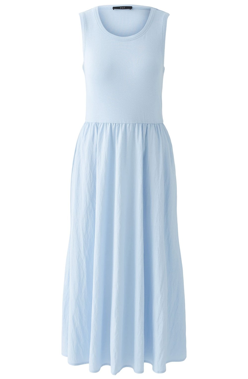 Powder Blue Tank Top Maxi Dress