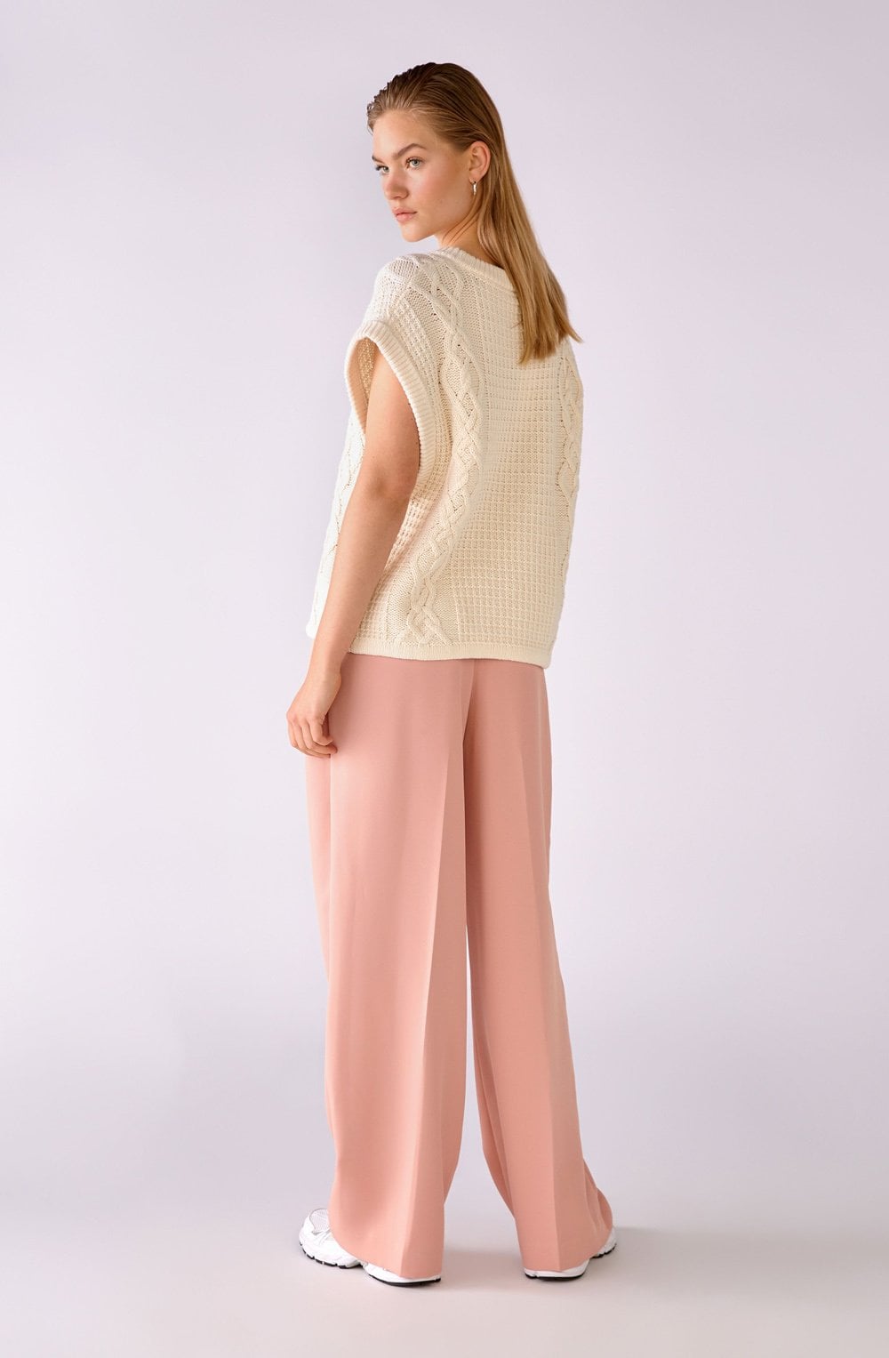 Pristine Cable Knit Slip Over