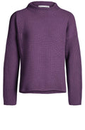 Purple Chunky Knit Sweater