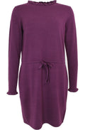 Purple Fine Knit Dress
