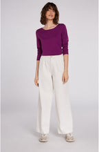 Purple Fine Knit Jumper