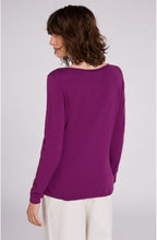 Purple Fine Knit Jumper