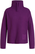 Purple Fine Rib Jumper
