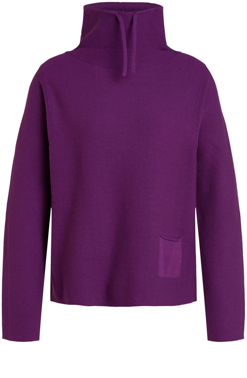 Purple Fine Rib Jumper