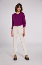 Purple Hooded Jumper