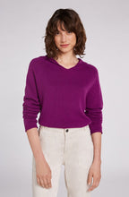Purple Hooded Jumper