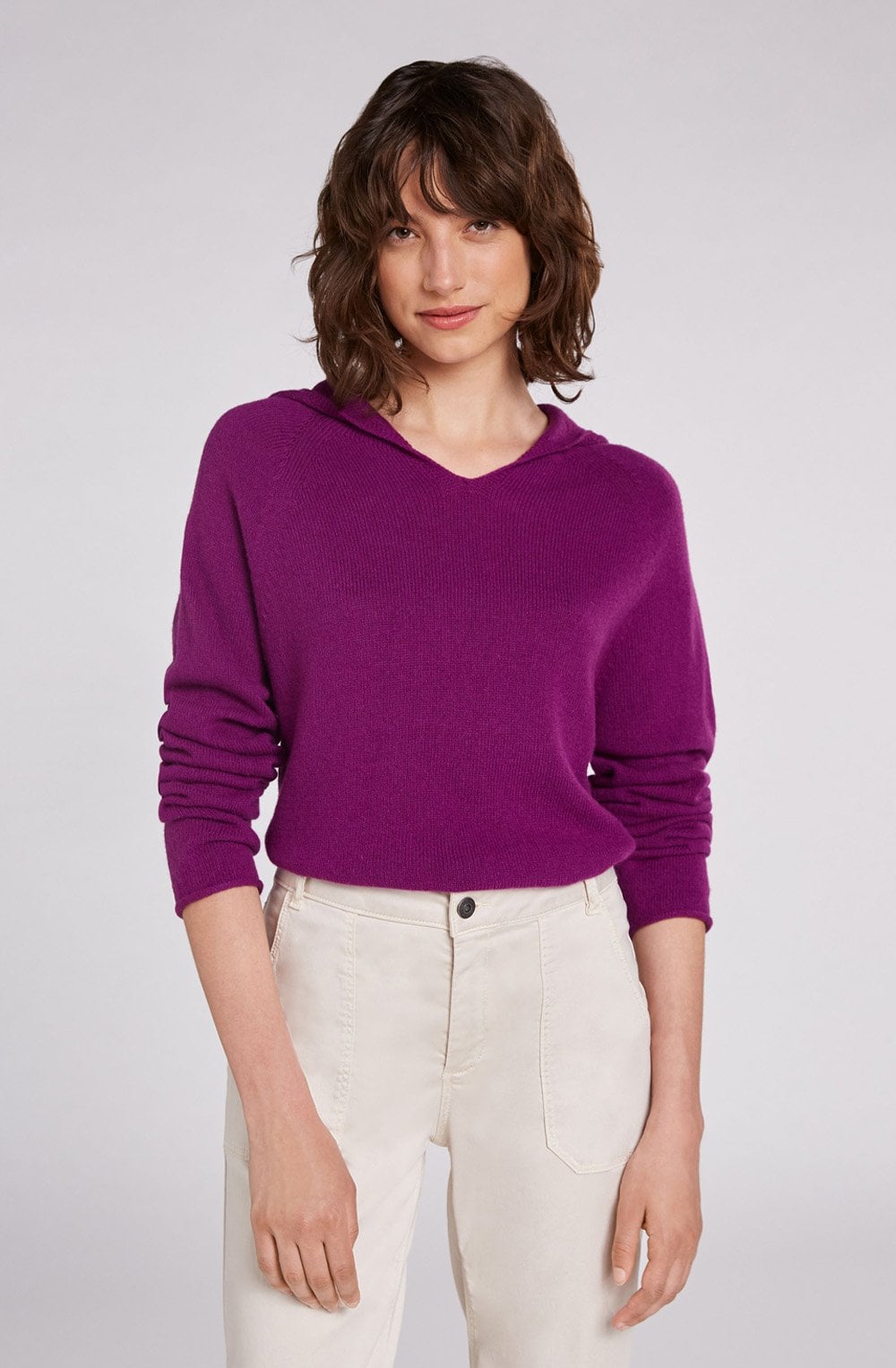 Purple Hooded Jumper