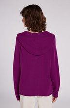 Purple Hooded Jumper