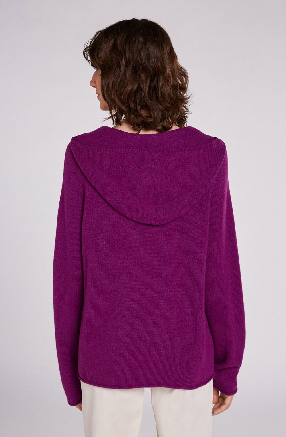 Purple Hooded Jumper