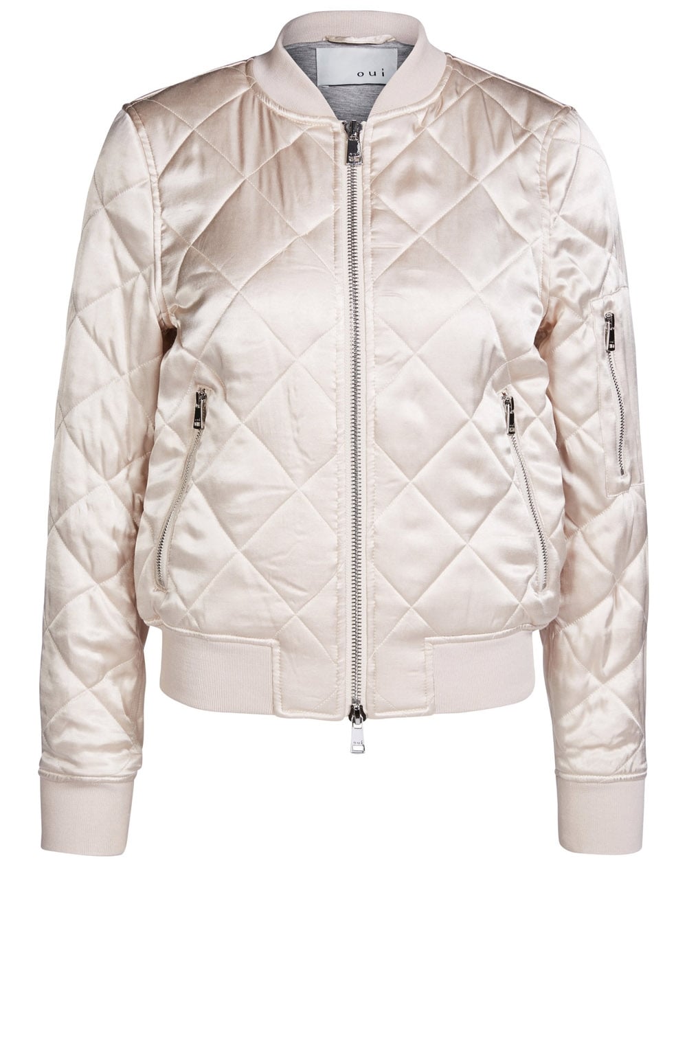 Quilted Bomber Jacket