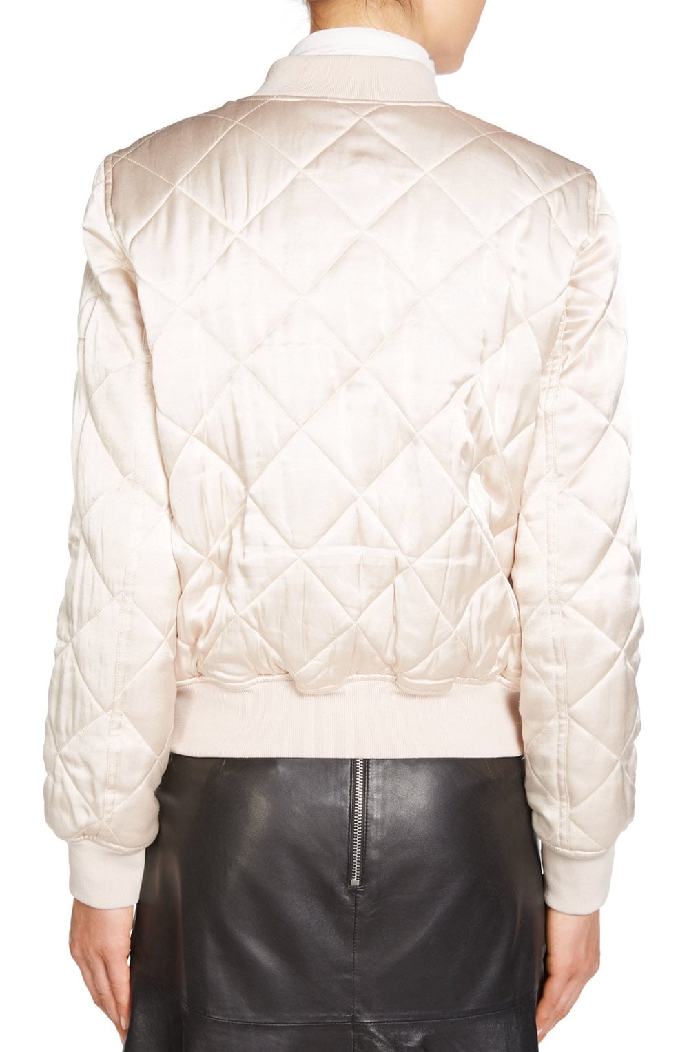 Quilted Bomber Jacket