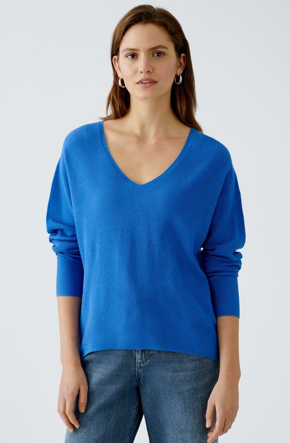 Radiant Blue Batwing Jumper