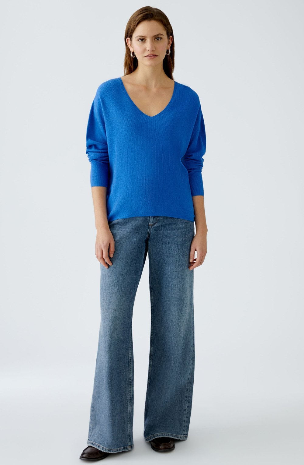 Radiant Blue Batwing Jumper