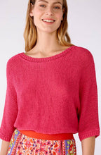 Raspberry Sorbet Cropped Batwing Jumper