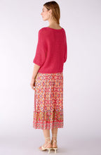 Raspberry Sorbet Cropped Batwing Jumper