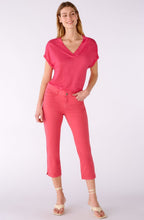 Raspberry Sorbet Cropped Skinny Jeans