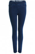 Raw Denim Skinny Jeggings