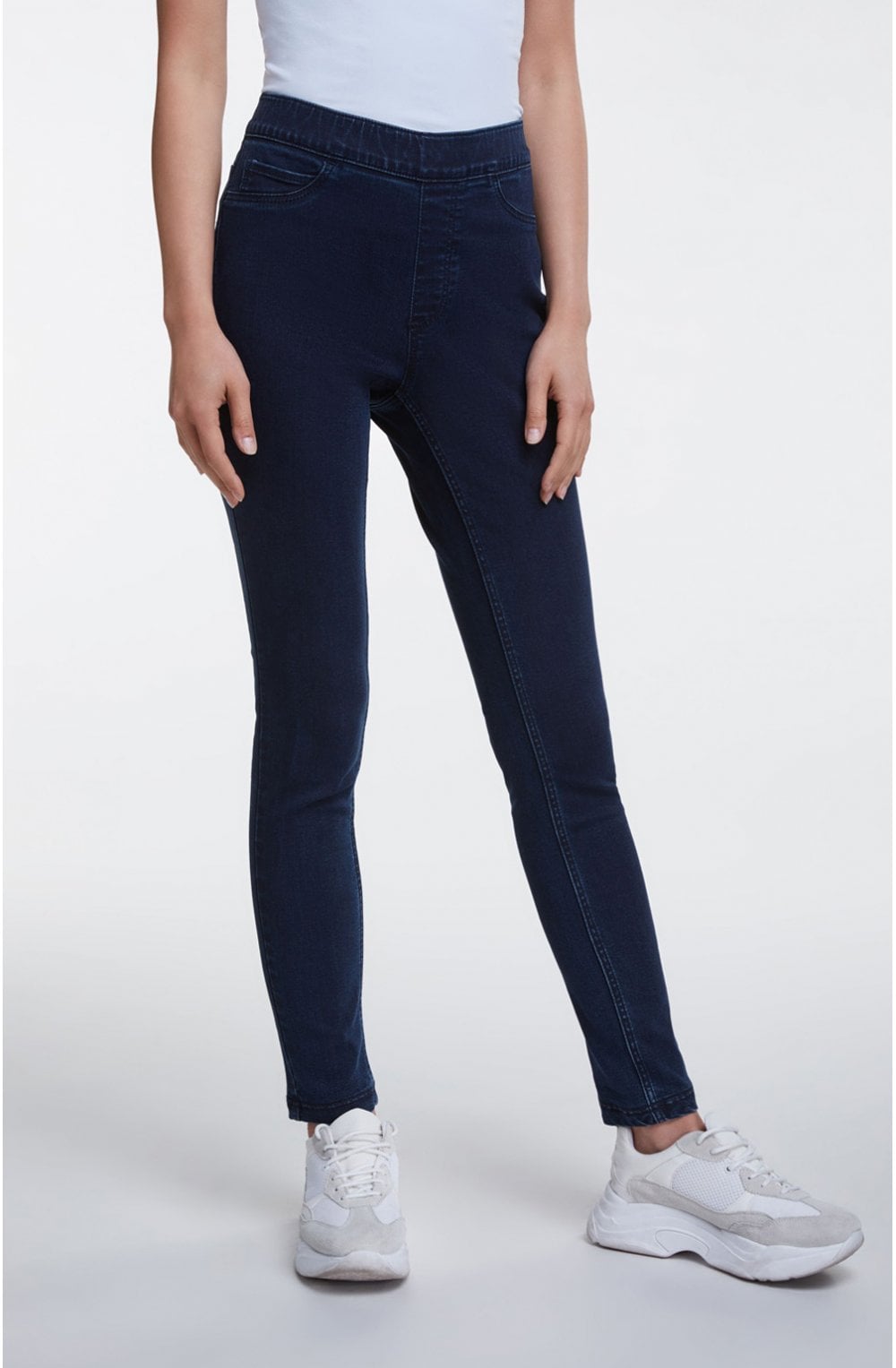 Raw Denim Skinny Jeggings