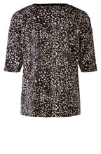 Rebel At Heart Diamante and Animal Print Blouse