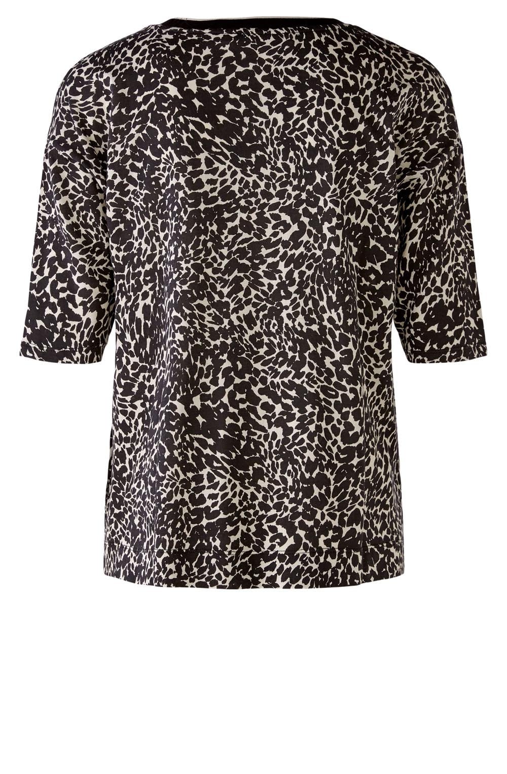 Rebel At Heart Diamante and Animal Print Blouse