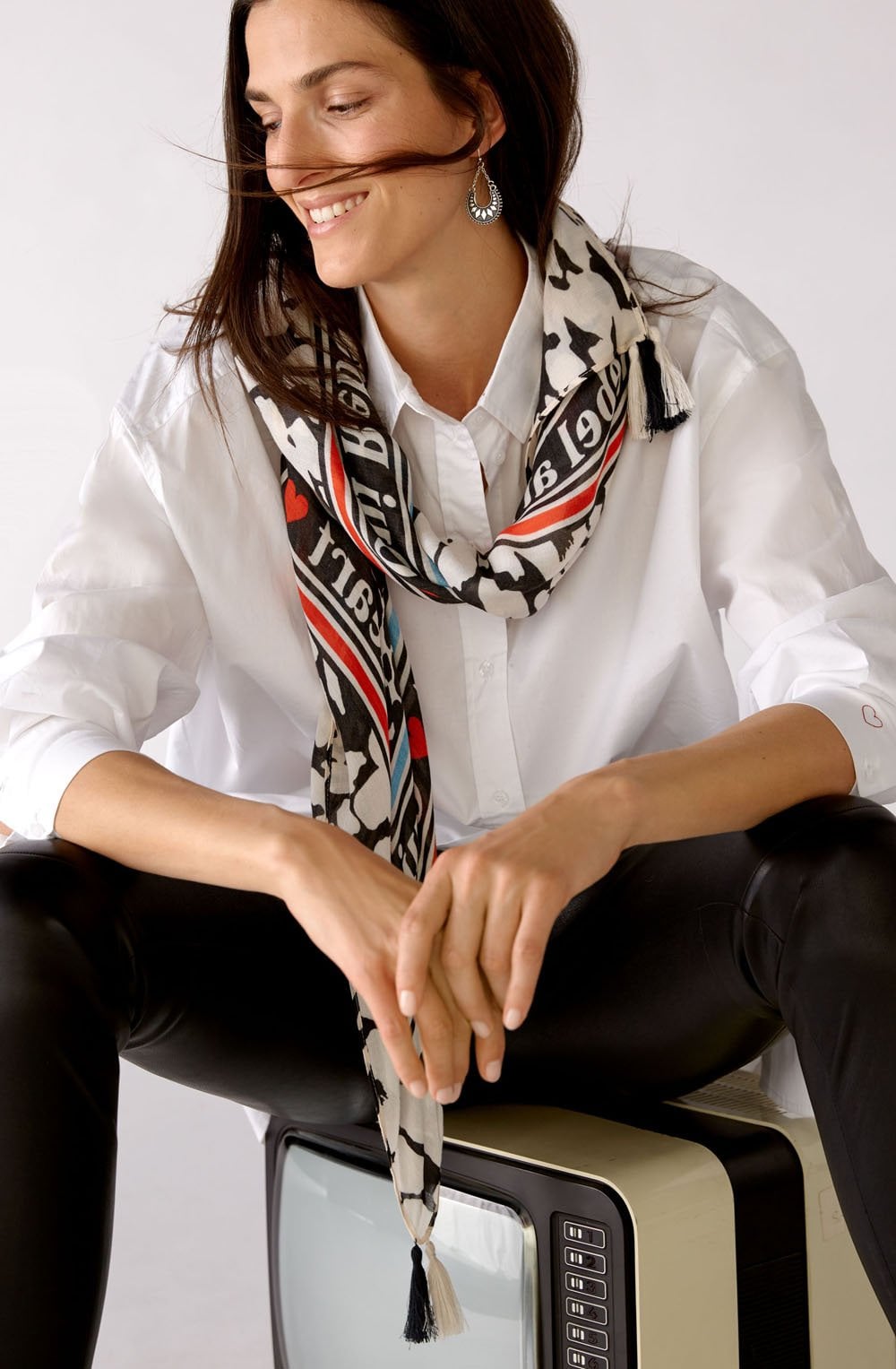 Rebel At Heart Tasselled Scarf