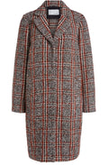 Red & Black Check Coat