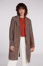 Red & Black Check Coat