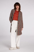 Red & Black Check Coat