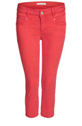 Red Cropped Newport Trousers