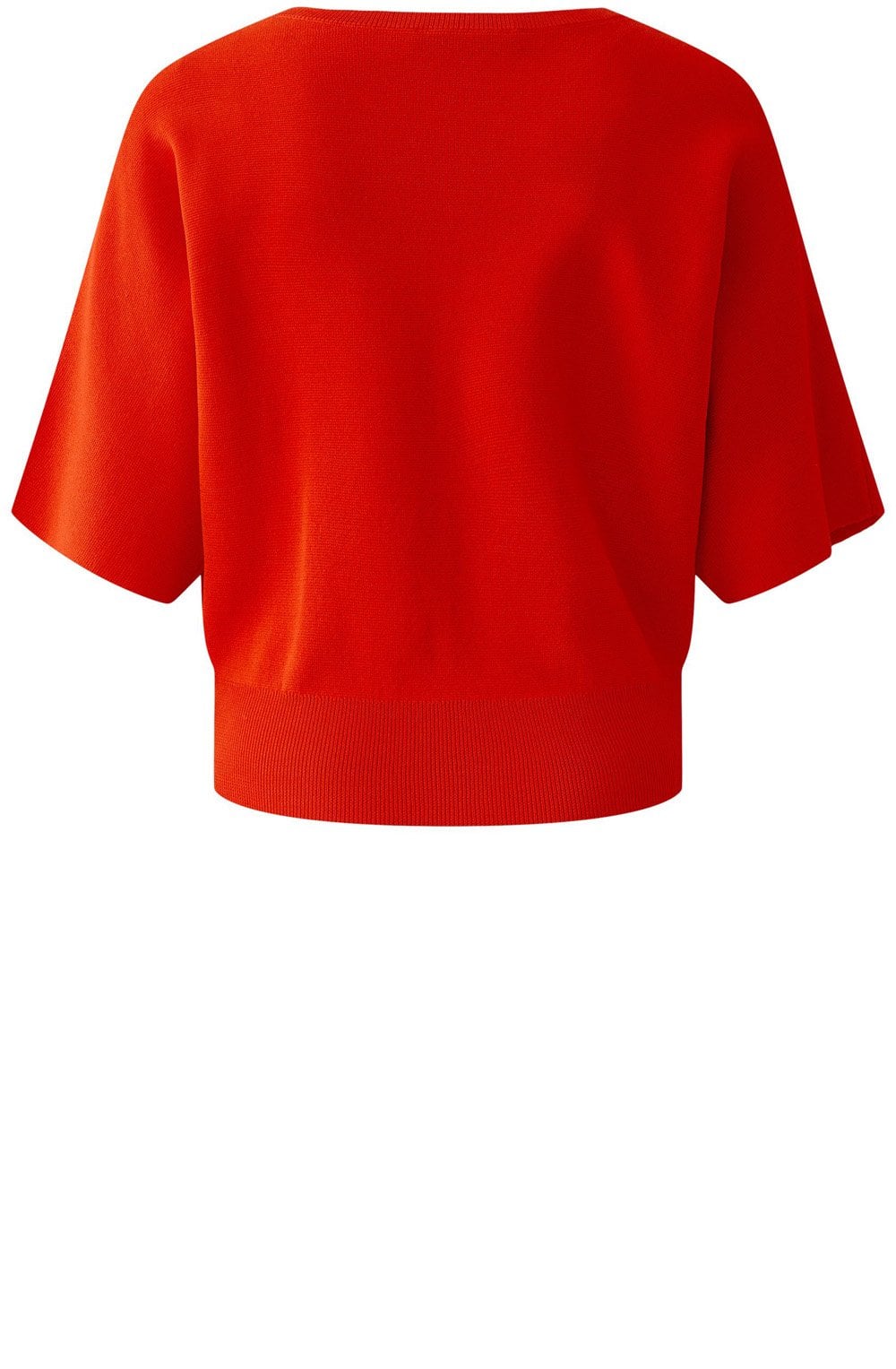 Red Fine Knit Relaxed Jumper