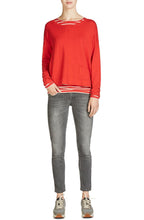 Red Fine Knit Sweater